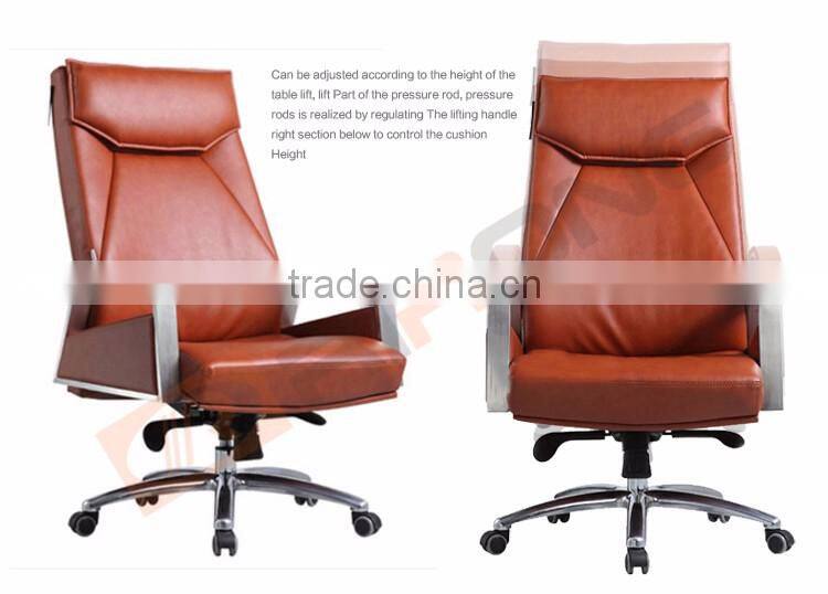 2016 popular modern commercial furniture high back leather swivel office executive chair
