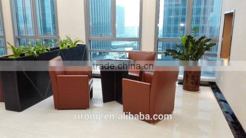 Stylish modern round office reception table