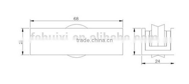 HLD01 cheap good quality pulleys for sliding doors