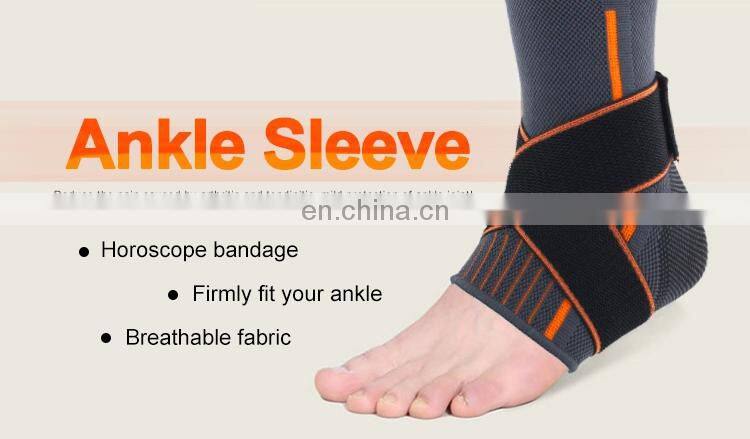 Customized Size Compression Elastic Adjustable Ankle Foot Support