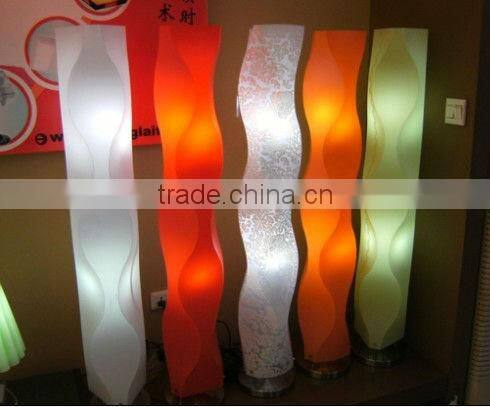 colorful plastic floor standing lamp / lamppost