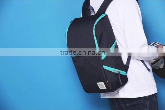 Europe fashion backpack canvas school backpack
