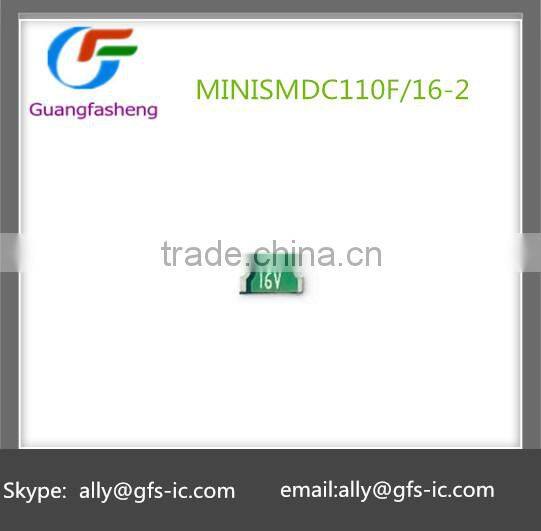 MINISMDC110F/16-2 1812 The patch fuses 1.1A 16V Insurance tube