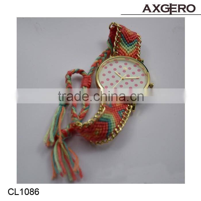 2016 Top sales China lady interchangeable strap watch