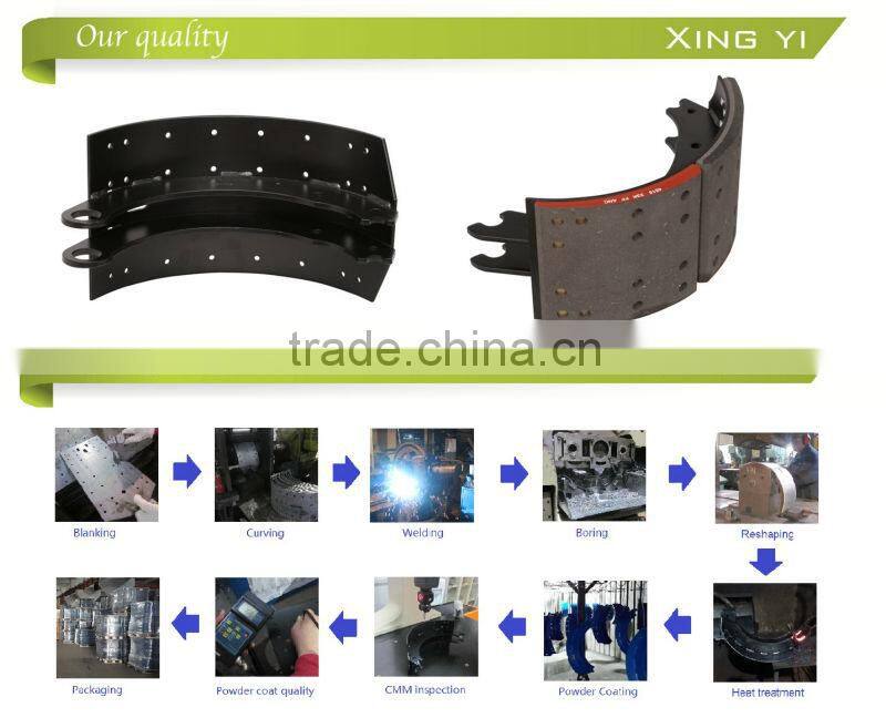 Excellent quality of 4517 brake shoe lined or unlined