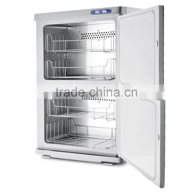 VY-46A 46L Dual chambers hot towel cabinet uv sterilizer
