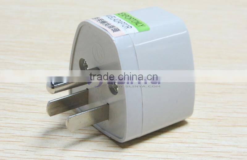 Manufacturer directly supply Universal to USA Plug Adapter with Ground Plug, 3 pin Universal AC USA Travel Adapter