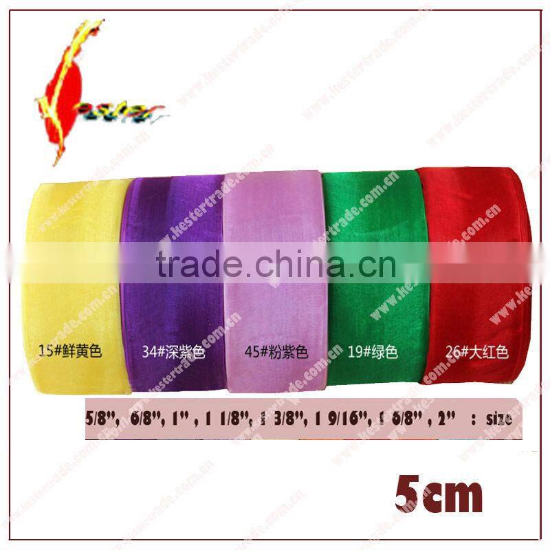 BEAUTIFUL 5cm 2inch Chiffon Ribbon