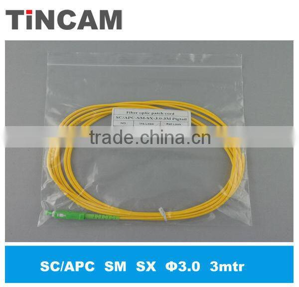single mode 5m LSZH fiber optic pigtail