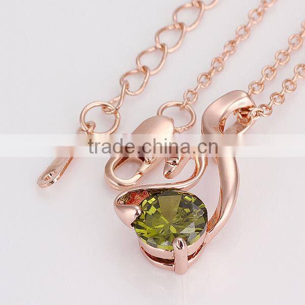 Unique style animal necklace 18k rose gold necklace vners