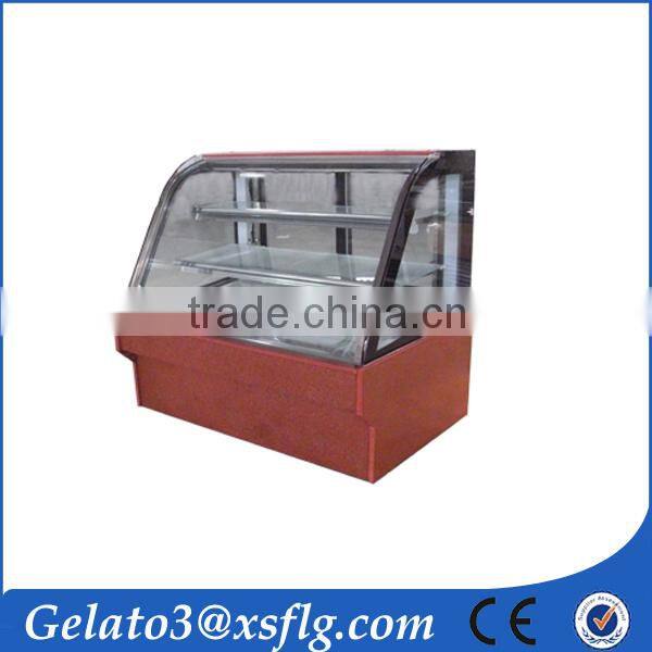 Performance high quality cheap cake showcase price