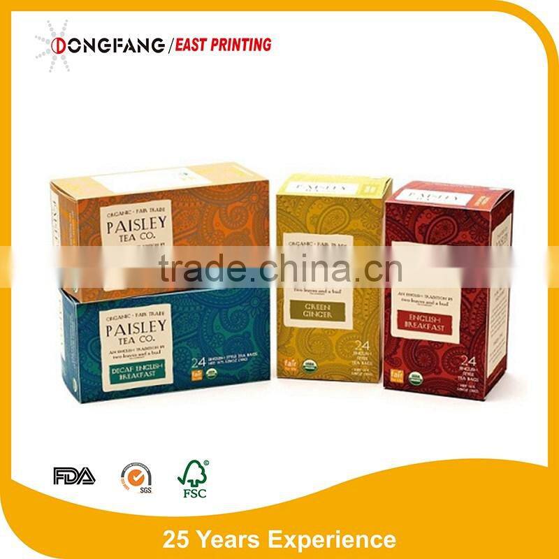 tea bags paper packaging box