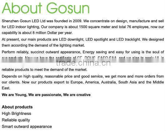 110v/230vAC 50/60Hz recessed 30W 4-way LED Ceiling Downlight