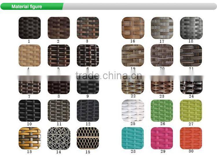 Alum Wicker Rattan Outdoor Club Bar Set Furniture