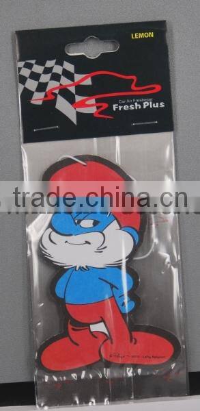 cheapest paper air freshener,hello kitty paper air freshener for car decoration &promotion gift