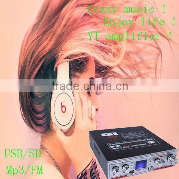 china tube amplifier YT-K06 with LCD (LRC)display/USB/TF card+ YT-K06/mp3 player