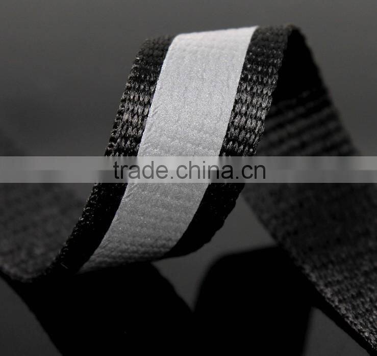 Webbing Wholesale,1.5cm,Black Polyester Reflective Slik Eco-Frendly Webbing,Luggage Apparel Accessories Webbing