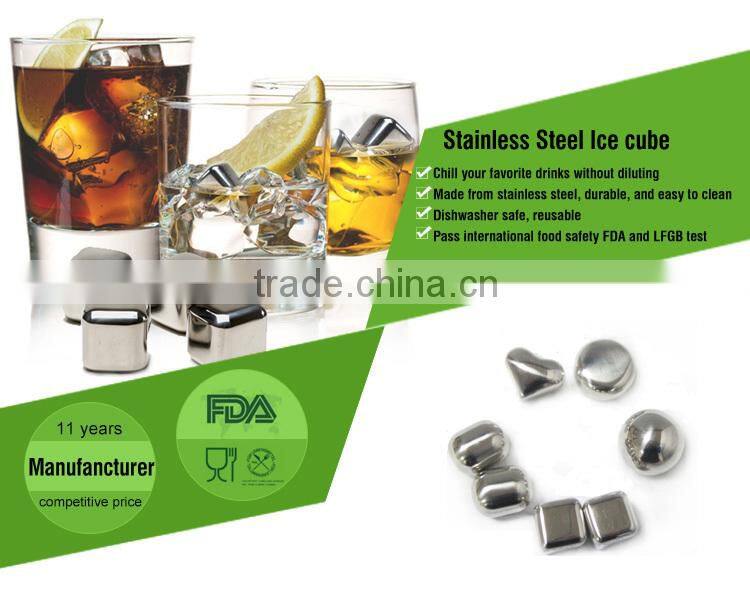 Eco-Friendly Feature Whiskey Stone Wholesale Whisky Stones 4 Ice Cubes In Gift box , Best Gifts
