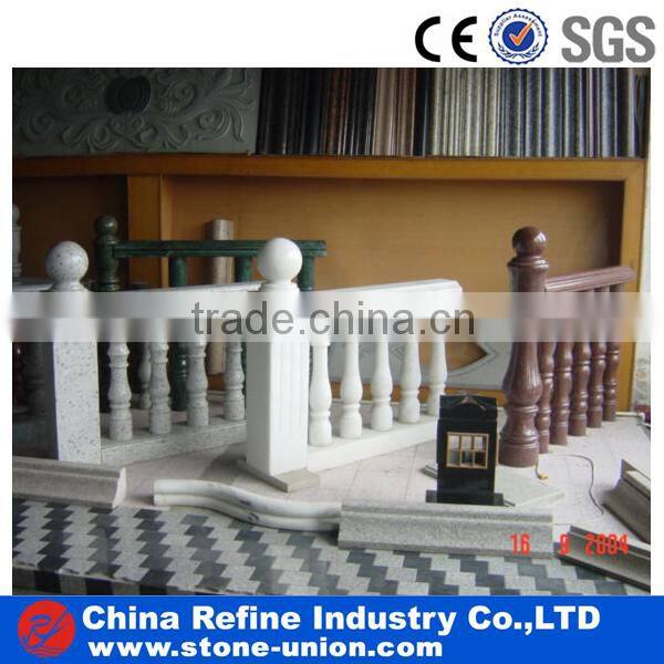 white natural stone garden pillars&barriers