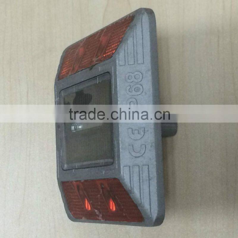 LED Solar pavement marker on driveway