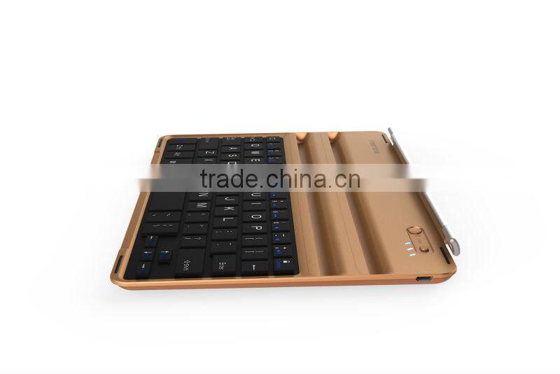 Solar Panel Bluetooth Keyboard - For iPad, Android Tablet and Phone