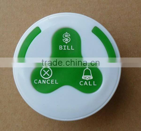 Restaurant transmitter and receiver wireless pager system K-2000AT+H3