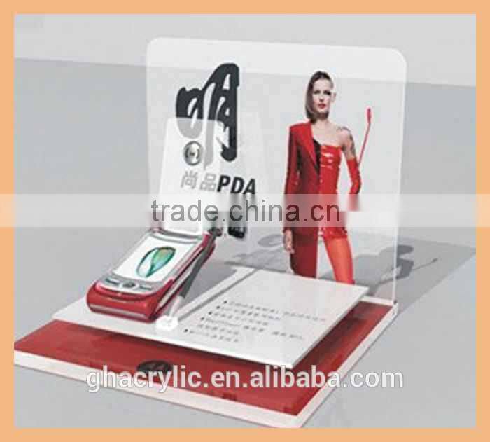 advertising equipment acrylic digital product display rack for smartphone