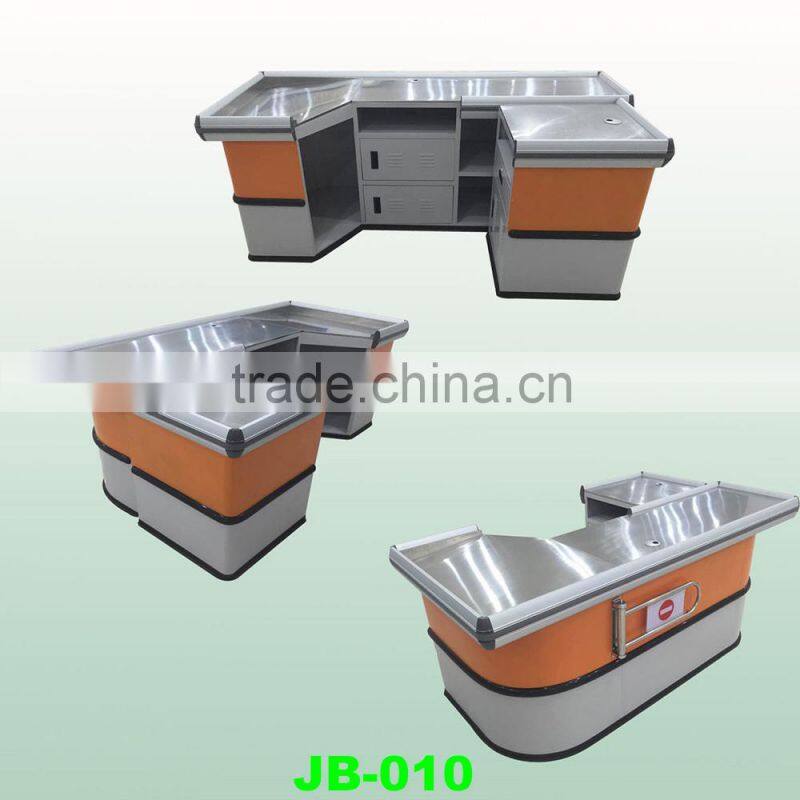 Alumunium bumber supermarket metal checkout counter