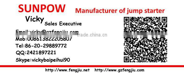 car accessory li-lon battery pack super mini booster