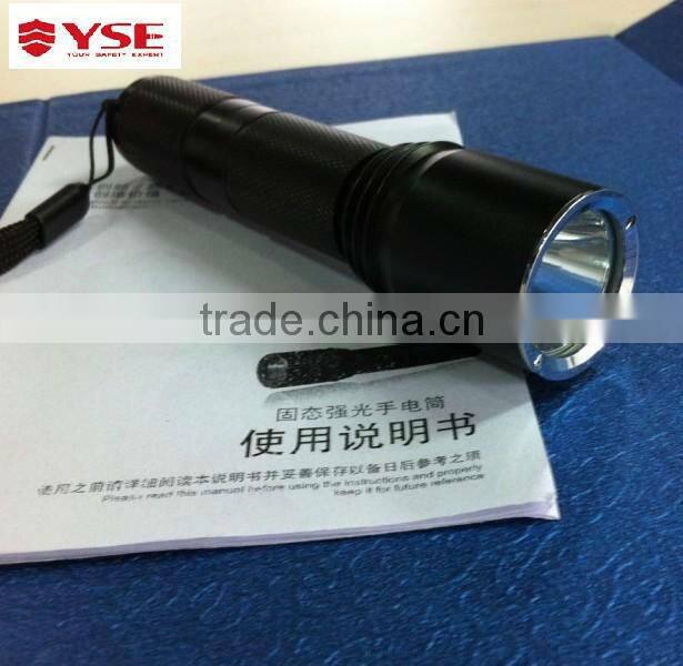 Rechargeable fire proof flashlight with CE Standard