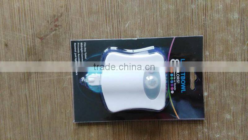 2016 Hight quality sensor led night light Toilet light