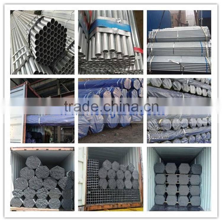 *Hot dipped Galvanized Steel Pipe ERW PIPE