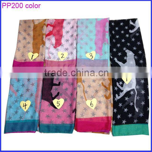 Wholesale geometry printed scarf