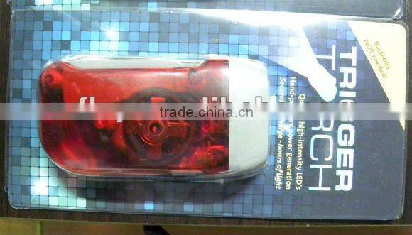 Hand Pressing FlashLight/LED torch