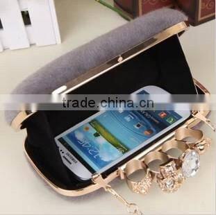 vivid patent leather tote bag shiny frame lady party clutch bag