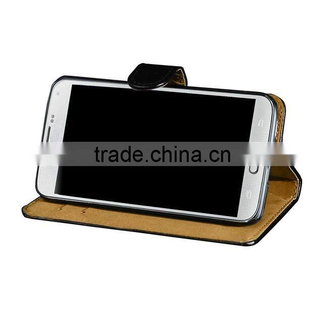 Luxury Wallet Genuine Real Leather Case,Book Leather Case For HTC ONE M8