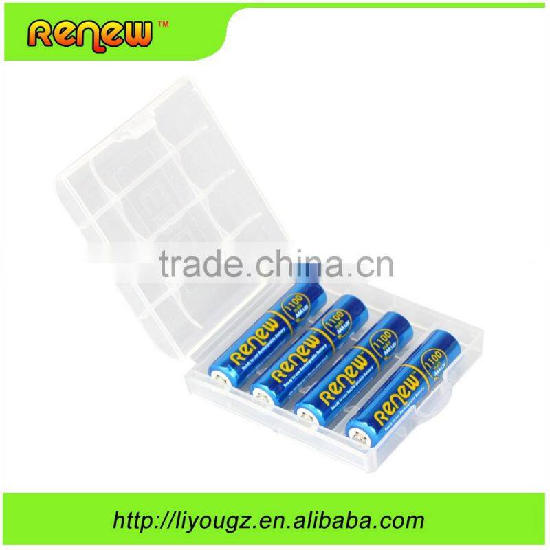 RENEW brand Ready-To-Use NiMH 1100mAh AAA Rechargeable Batteries, 8 Pack