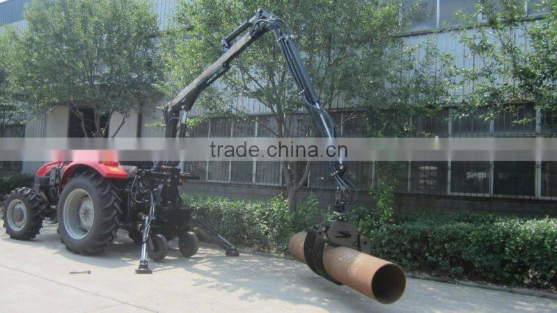 forest equipment, log trailers with grapple ,telescopic crane with cheaper price