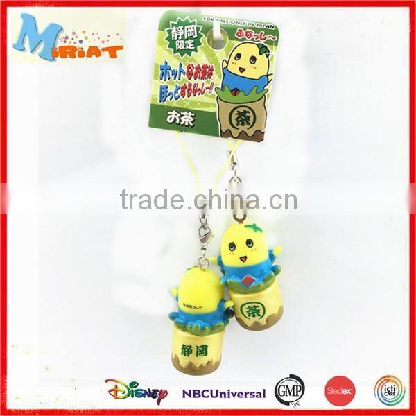 Popular attractive custom PVC 3d cartoon figure keychain