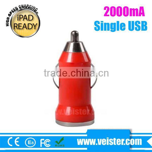 5V 2.1A Colorful USB Car Charger for iPhone5