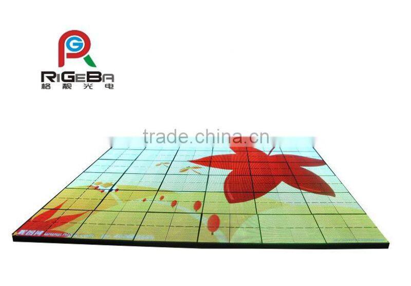 NEWEST 2014 Super Clear and Slim LED Video Floor/led dance floor lights