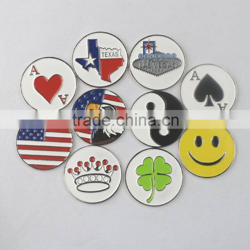 cheap price in stock golf divot tool with different ball markers for sale