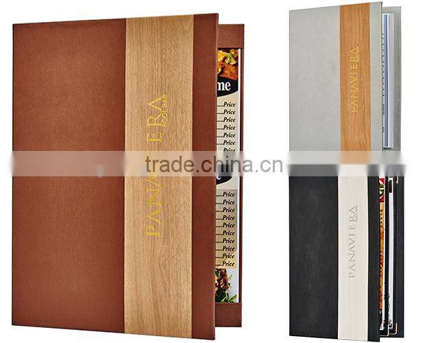 Pocket Foldable light up menu , wooden table tent/ new product distributor wanted / wine cover