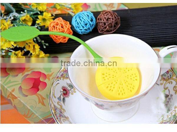 Yellow Color Silicone Tea Infuser