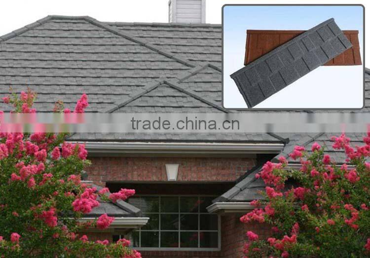 Trade assurance sand coated kerala stone coated metal roof tile,light grey slate roofing tiles
