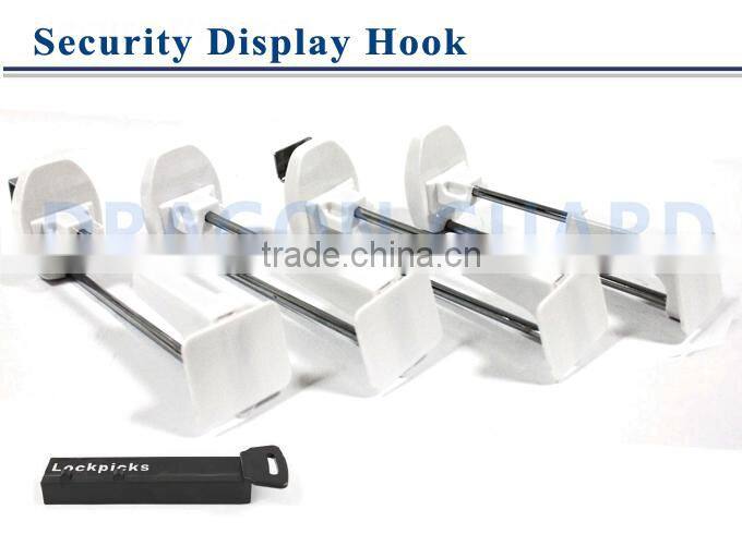Security Display metal peg hook metal security magnetic peg hook