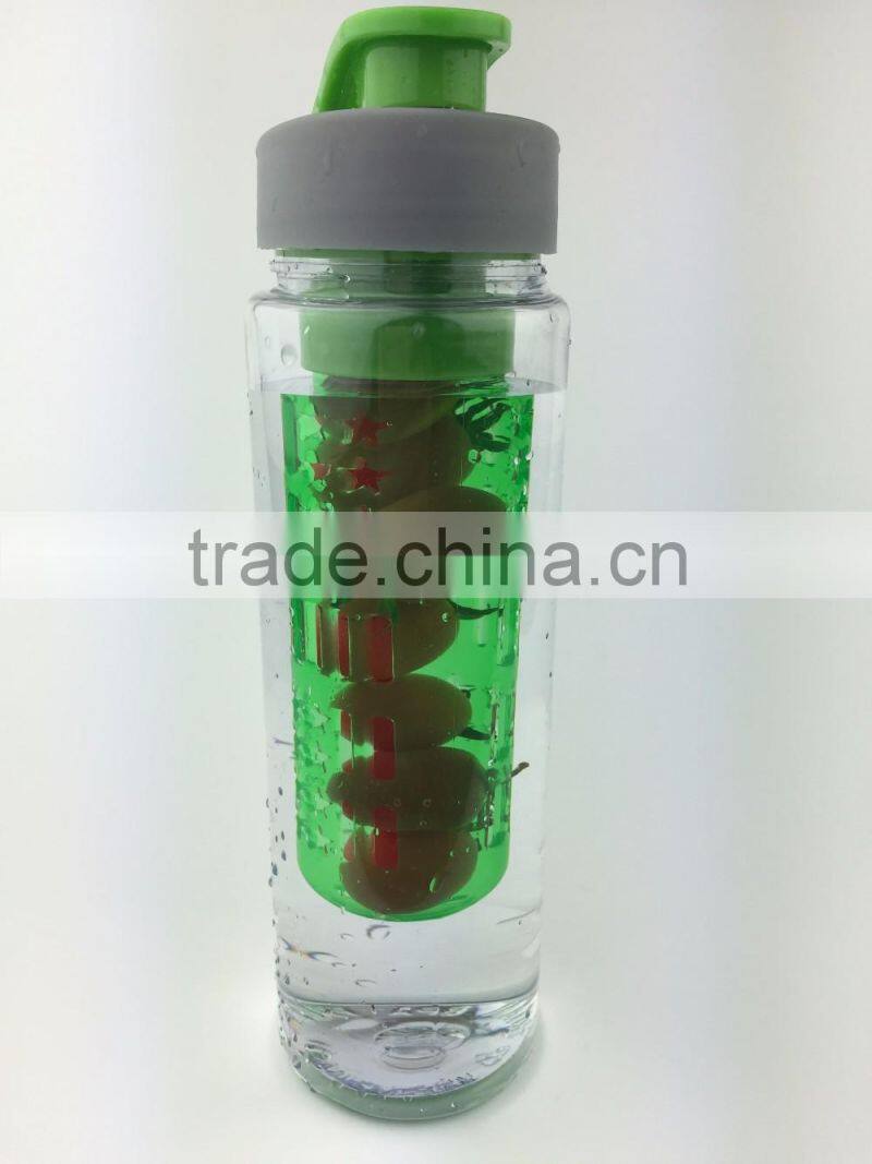 2016 new tritan water fruit infuser joyshaker bottle, water bottle fruit infuser, bottle infuser