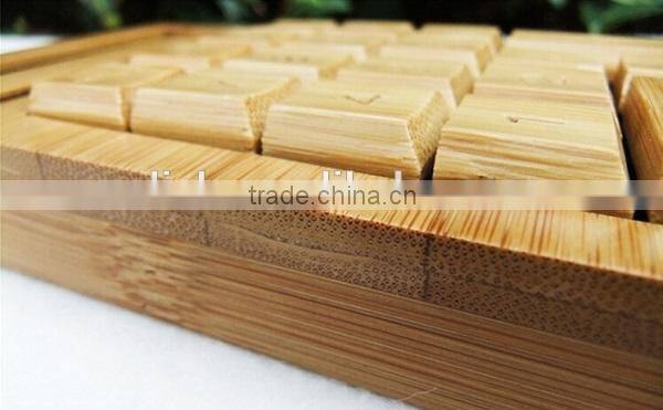 Ecofriendly Nature Bamboo Wood Solar Powered 12 Digits Calculator