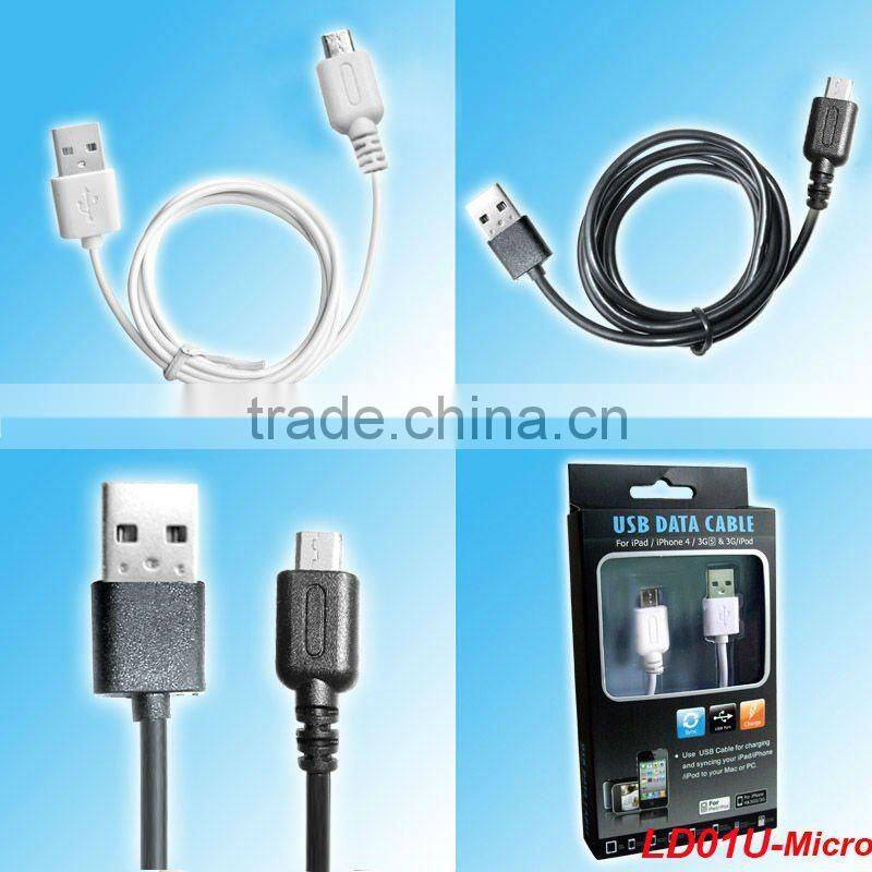 Manufactuer on Alibaba China new produce Micro connector usb date cable