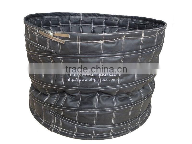 30inch Black fiber glass high temperature heating ventilation air duct